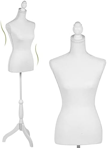 Buste de couture femme | base trépied/ronde réglable en bois | S-XXXL