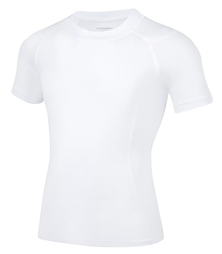 Boy Girls Compression Shirt Short Sleeve Youth Basketball Undershirt Kids Quick Dry Athletic Base Layer T-Shirt2