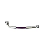 Motorcycle Hydraulic Clutch Oil Pipe Reinforced Braided Purple Moto Brake Hoses Pipe Racing Cable 10mm Banjo(M10(0-90) 66,1 PIECE_20CM)