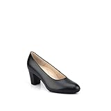 collection name: N/A Uniform-Shoes Schwarz Leather Pumps für Damen Barcelona Wide 41.0 - SEDEX-Mitglied Fabrik; LWG-zertifizierte Lieferanten; Made in Portugal;