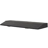 GRIRIW Sweeping Robot Ramp Rubber Slope Ramp for Home Entry Indoor Use Low-Gradient Design for Doorways and Mobility Scooters