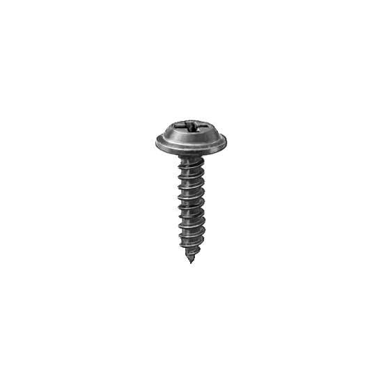 Tornillo roscado Phillips cabeza plana 8 x 3/4" negro