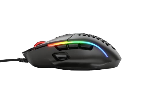 Image of GLORIOUS Gaming Model I Wired Gaming Mouse - 69g Superlight, 2 Swappable Buttons, RGB, PTFE Feet, 9 Programmable Buttons, Side Thumb Rest - Black