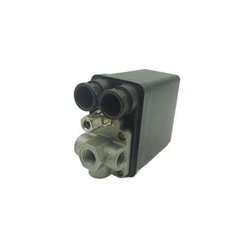 Interruptor de presión de bomba de compresor de aire de 4 puertos 220V presostato neumático 175 psi