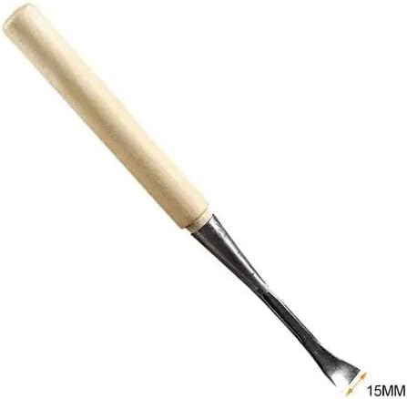 Hand Chisel Professional Woodworking Carving Wooden Spoon Making Hand Tools DIY Warping Head Carving Knife 10mm/15mm/20mm - (Color: 15mm)