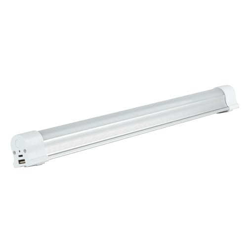 MONIOUTDOOR LED Tube Magnetic Work Lights 6000mAh,5 Lighting Options, Camping Lantern USB Rechargeable Portable Battery Powered Lights with 2 Magnets,for Hiking,Home,Outdoor Night Fishing (LLQ120)