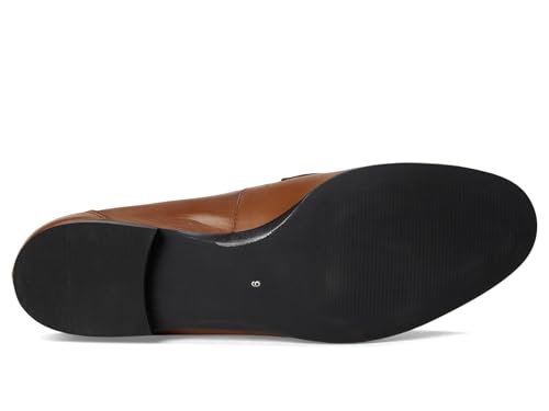 Image of Womens Genuine Leather Comfort Slip On Buckle Dress Loafer