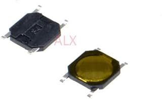 100 Uds 4X4x0,8mm 4PIN SMD interruptor de botón táctil Micro llave interruptores táctiles de potencia 4x4x0,8 4 * 4 * 0,8 MM membrana amarilla impermeable MZXGIDTA