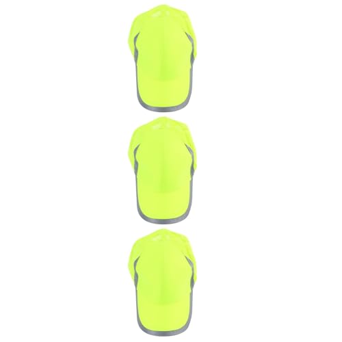 Casquette de baseball de sécurité jaune protégeant du soleil et des UV