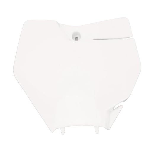 OUKENS Plaque D'immatriculation Avant De Moto, Plaque D'immatriculation De Moto, Couverture De Plaques Signalétiques De Moto en Plastique ABS pour EXC 150 250...