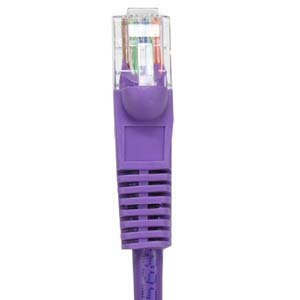 Cable Patch Cat.6 15Ft Morado miniatura 1