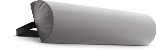 Image of Frido Wedge Neck Rest Pillow | Multipurpose Neck Pillow | Memory Foam Roll with Adjustable Strap | Relieves Neck, Knee & Lumbar Pressure | Compatible with Wedge Plus | Washable Cover, Slate Grey
