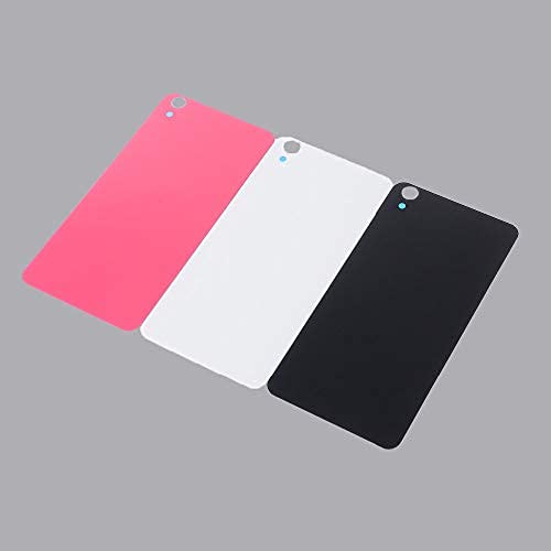 Housing Glass Replacement for Lenovo S850 S850t 3 Colors Battery Back Cover Rear Door with Adhesive Sticker - (Color: Black)
