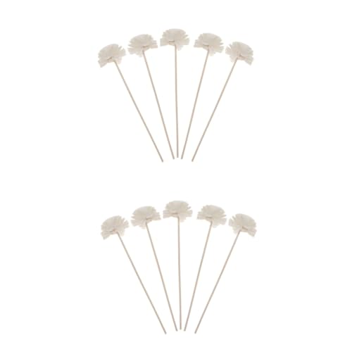 Palitos de Ratán con Flores 10 piezas para Difusor de Aroma miniatura 1