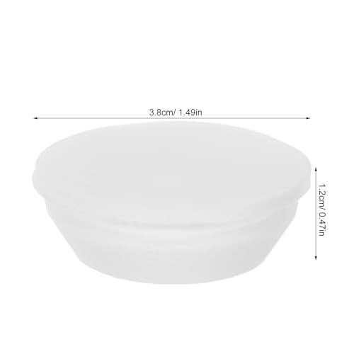 Insertos cilíndricos impermeables con tapas metálicas para sellar orificios de muebles 3
