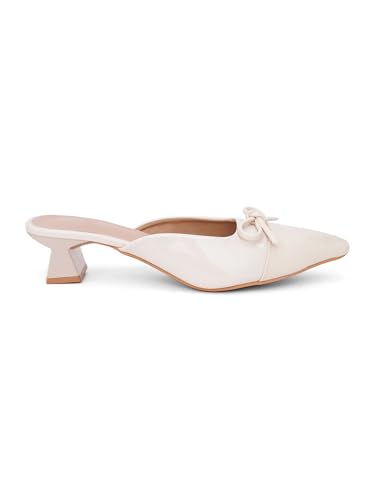 Image of TRYME Women's Block & Kitten Heel Sandals Stylish Comfortable Solid Slip-On Fashion Daily & Casual Wear