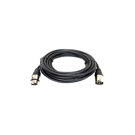 Omnialaser - Xlr de 6 metros de cable dmx xlr de cañón h / m, 6 m, especialmente adecuado para la conexión de efectos de luz, las unidades de control dmx, cabezas y dispositivos maestro / esclavo en movimiento