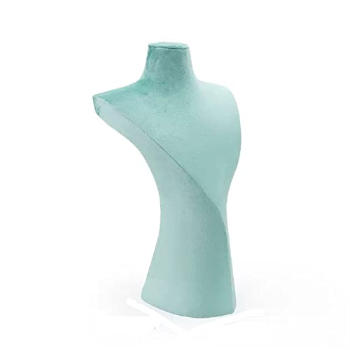 Présentoir à bijoux en velours 3D élégant modèle buste haut de gamme pour collier