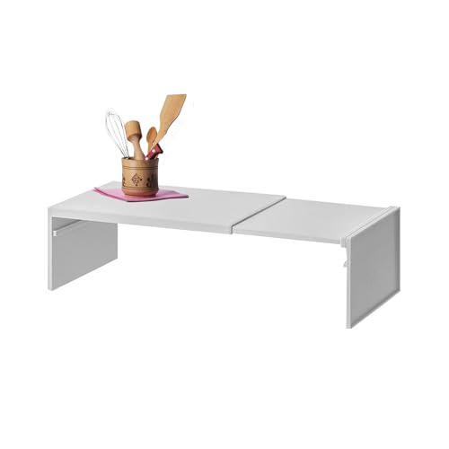 Genérico Organizador De Armario Extensible De Multiple Altura, Estante Para Almacenamiento De Cocina, Armario, Zapatero, Estante De Cocina Extensible Organizador Negro, Ideal Para Fregadero, Ropero,