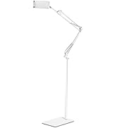Tablet Stand, Tablet Floor Stand, Tablet Arm Stand, Smartphone Holder, 360 Degree Rotation, Height Adjustment, Foldable, Flexible Arm, Includes Secure Knob, For Strengthening Root, Prevents Dropping, 4 ...