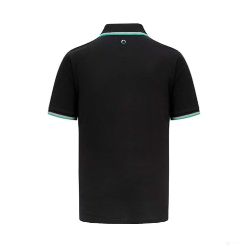 Mercedes AMG Petronas F1 Men's Classic Polo Shirt Black2
