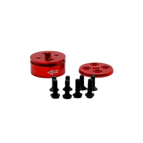 12mm/15mmカーボンプロペラブロック クイックリリースモーター用 セルフロック式ドローンプロペラ 4軸航空機DIY UAVアクセサリー(B 1PCS Red)