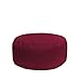 Bruni Puf taboret do siedzenia L w kolorze bordowym – okrągły puf, do użytku wewnątrz i na zewnątrz jako podnóżek, poduszka do jogi, poduszka do medytacji