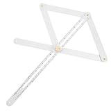 Règle de mesure pour le travail du bois – notre goniomètre est fabriqué en acier inoxydable de haute qualité, ce qui le rend stable et durable. sa fabrication professionnelle et sa grande fiabilité garantissent une qualité