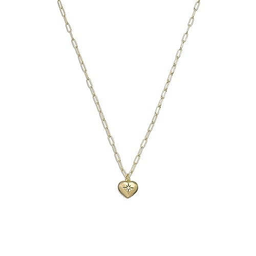Coach Women's Iconic Heart Pendant Necklace, GOLD, One Size