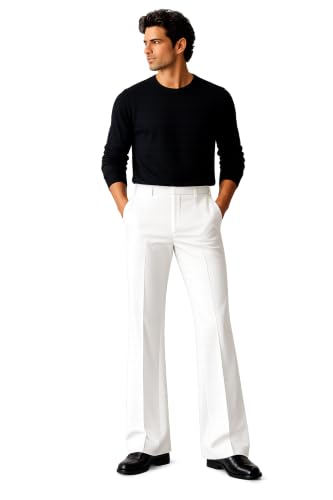 Image of Men Formal Pant Bellbottom | Premium Japanese Fabric, Bell Bottom Bootcut Fit, Smart Casual & Formal Wear
