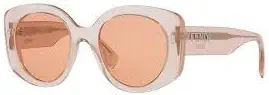 Fendi Pink Round Ladies Sunglasses FE40137I 72Y 51