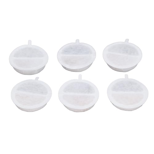 6 piezas filtro reemplazo para fuente de agua para gatos miniatura 1