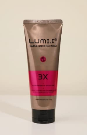 LUMI.I Damage Hair Repair Mask 3X [Deep Conditioning Intense Repair] (Small-6.76 fl oz), 1
