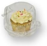 Clear Cupcake Muffin Single Individual Dome Container Box Plastic 20 Pieces by Lindar