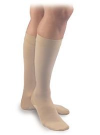 Activa Surgical Weight 30-40 mmHg Knee High Closed Toe Stockings, Beige, Large
