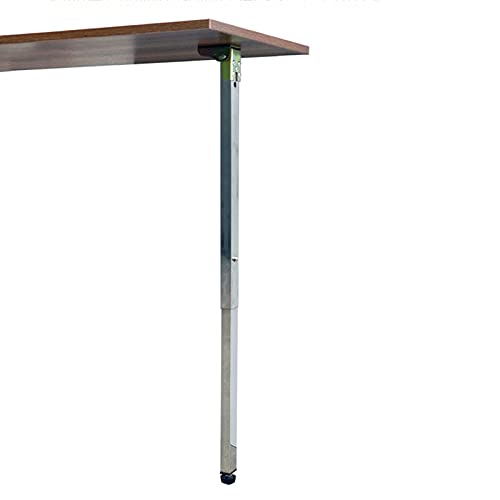 Patas de mesa ajustables de acero inoxidable, telescópicas, plegables y extensibles para muebles de comedor, oficina y bar, 70 cm de altura, perfectas para proyectos personalizados