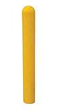 Vestil BPC-24-4.5 Low Density Polyethylene Bollard Post Cover 24 In. x 4-1/2 In. Yellow