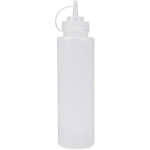 Vogue 994ml Clear Squeeze Sauce Bottle Cover