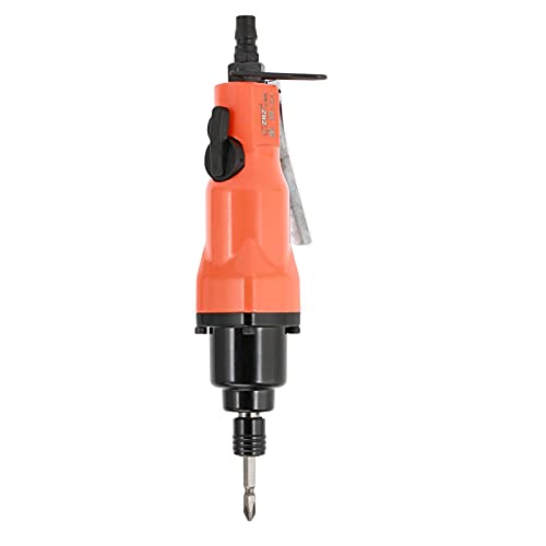 Jadeshay Tournevis pneumatique 200N.M 10H Tige Droite Tournevis à Air réversible Tournevis à Air Outils pneumatiques(Orange)