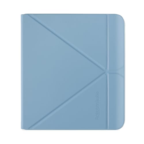 Image of Kobo Libra Colour SleepCover Case | Dusk Blue | Sleep /Wake Technology | Built-in 2-Way Stand | Vegan Leather | Compatible with 7 inch Kobo Libra Colour eReader