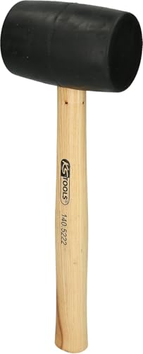 KS Tools 140.5222 Maillet caoutchouc tête diamètre 58mm avec manche frêne galbé - vue 5