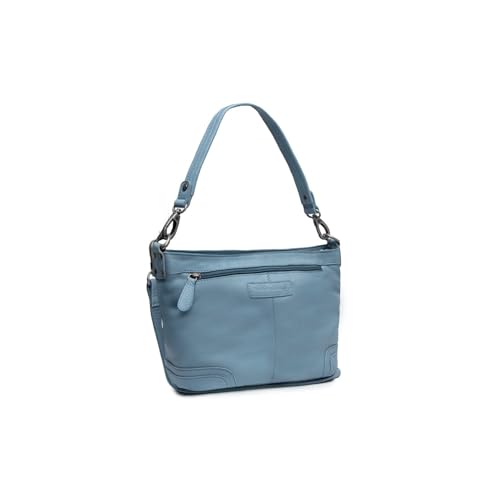 Sac à épaule bandoulière Zarita bleu clair cuir Shoulderbag