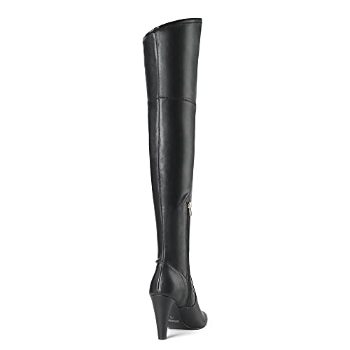 DREAM PAIRS Women's Thigh High Boots Over The Knee Heels Long Sexy Pointed Toe Boots4