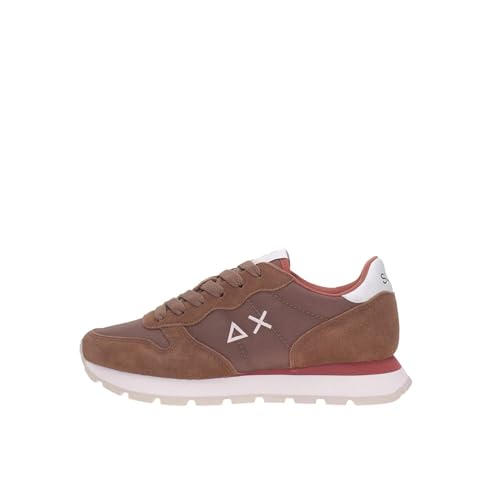 Baskets femme SUN68 marron Z36201 en taille 39 pour un style décontracté chic au quotidien