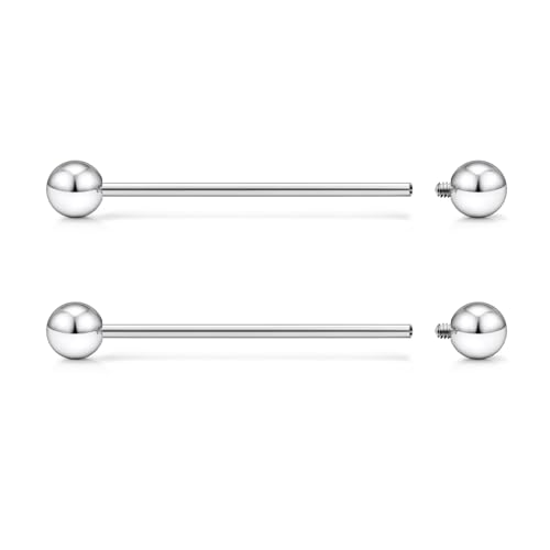 Kadogohno 16G 30mm internally threaded barbell
