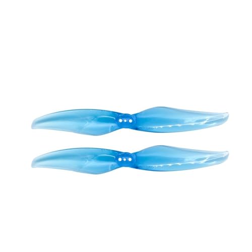 Hélice drone FPV 4 paires 4024 bleu avec arbre 3 trous pour moteurs 1408 et 1506