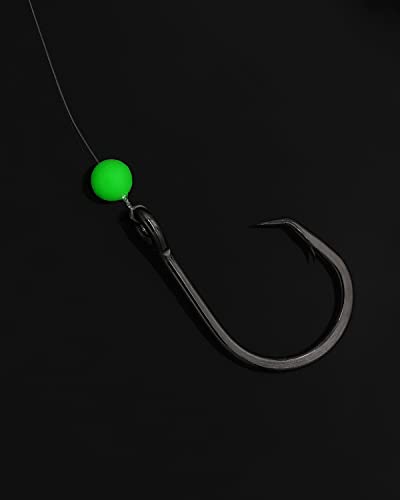 Bluewing Round Glow Fishing Bead Bait Luminous Fishing Line Ball Stopper Saltwater Freshwater Salmon Trout Fishing Accessories, 2.2Mm,50Pcs #TOP5