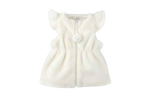 Mud Pie Ivory Cinched Fur Vest (12-18 Months)