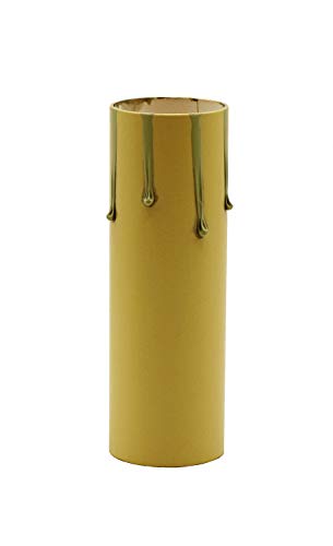 Creative Hobbies 4 Inch Tall Fibre Drip Candle Covers For Medium Base E26 (Edison) Sockets, Wholesale Pack Of 6 Covers #TOP1