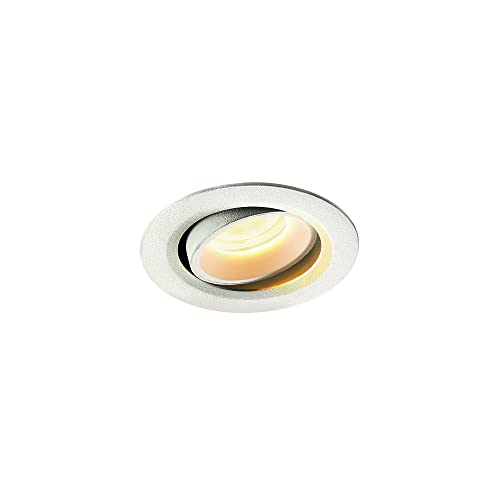 SLV Lámpara de techo empotrable NUMINOS Move XS/LED spot, reflector de techo, luz empotrada, iluminación interior, 2700 K, 7 W, 670 lm, color blanco, 20 grados
